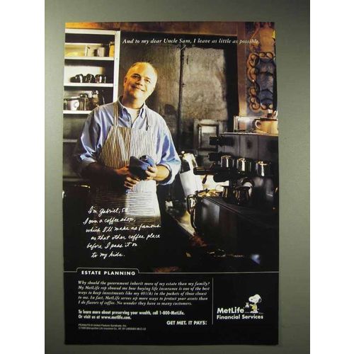 2000 Metropolitan Life Insurance Ad - Dear Uncle Sam