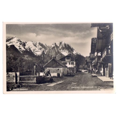 GARMISCH, GERMANY unused vintage postcard =