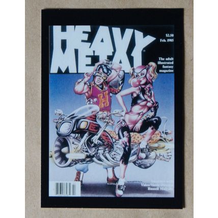 Heavy Metal Base trading Card # 60 (A) 1991 Cover Magazine Michael Kanarek