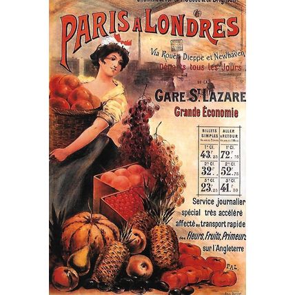 Chemins de Fer de l'Ouest et de Brighton: Paris a Londres
