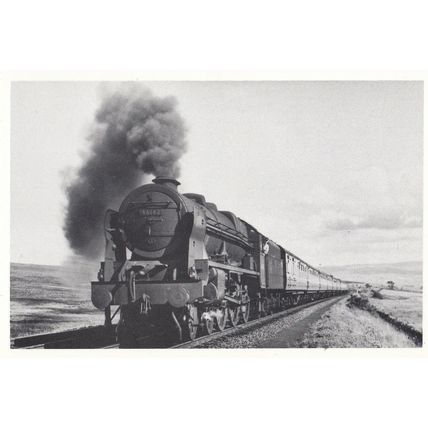 Shap Station 44162 York & Lancaster Royal Scot Regiment Train Postcard