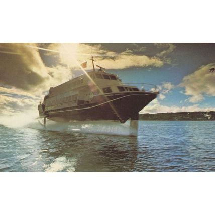 Normandy Princess Ferry Ship Jetlink Ferries Postcard