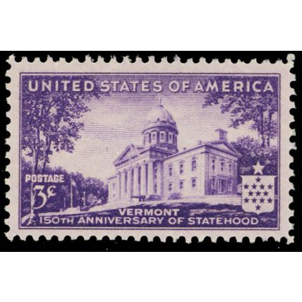 Vermont Statehood One PACK OF TEN 3 Cent Postage Stamps Scott 903