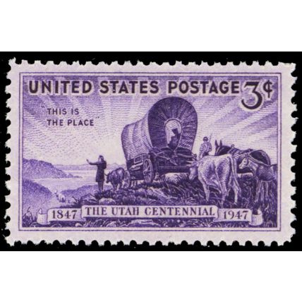 Utah Centennial One PACK OF TEN 3 Cent Postage Stamps Scott 950