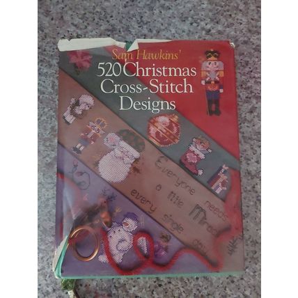 3 x Christmas themed Cross Stitch Books