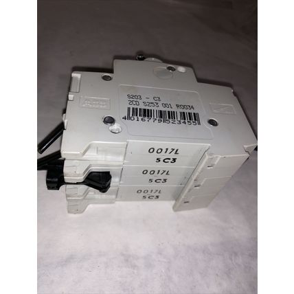 ABB S203-C3, 2CD S253 001 R0034, S 203 C3 CIRCUIT BREAKER,FG