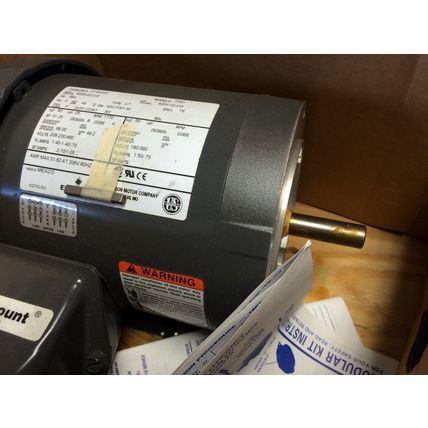 NEW EMERSON U14S2AC F001 MOTOR, 1770-RPM,230/460VAC,F001 6203-2ZJC3, .25-HP,DE