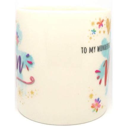 Nan Mug Fine China Mug To My Wonderful Nan 9 CM Ceramic Tableware Mothers Day
