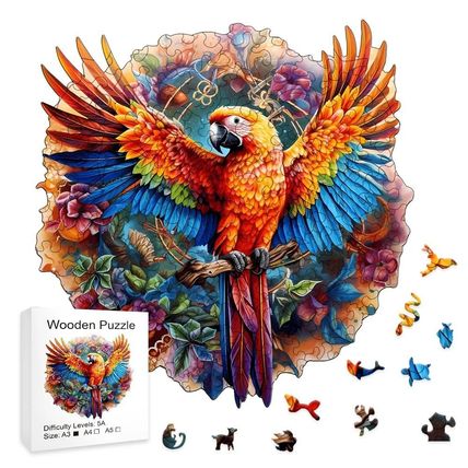 Hummingbird Wooden Puzzle 27 CM * 27 CM 180 PCs Animal jigsaw Puzzle Kids Adult