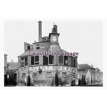 pu1407 - Sunny Bar Plant Brewery , Doncaster , Yorkshire c1900 - print 6x4