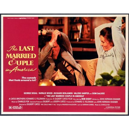 LAST MARRIED COUPLE IN AMERICA 1980 Natalie Wood, George Segal 4 LOBBY CARDS