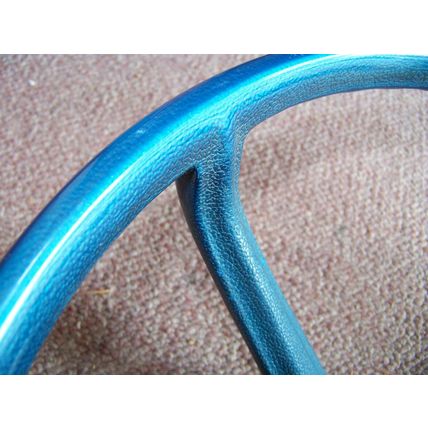 1972 73 74 Dodge Dart Plymouth Duster Valiant Blue Steering Wheel OEM 3467474