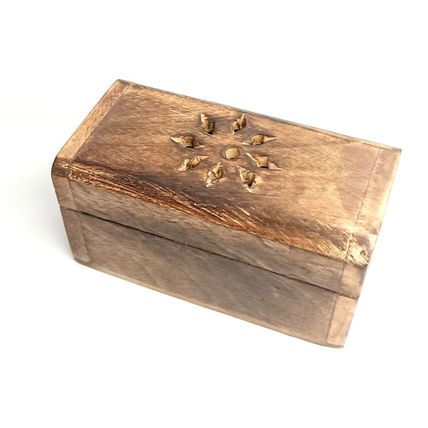 Dream Catcher Design Incense Cone Gift Set Wooden Chest Box with Incense Cones