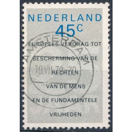 Human Rights Treaty - Netherlands 1978 - F H - MiNr 1119