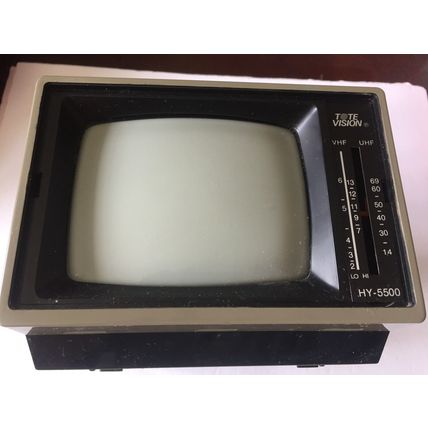 Preowned Tote Vision 5'' B&W Portable TV