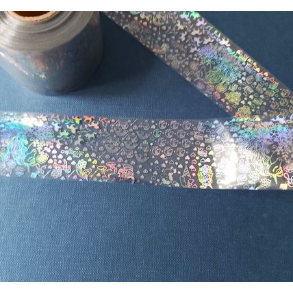 100m (Almost) Holographic Nail Foil Transfer Manicure Nail Art unicorn holo