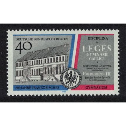 Berlin 300th Anniversary of Berlin Lycee Francais 1989 MNH SG#B829