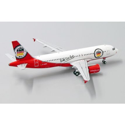 A320 AIR BERLIN "FAN FORCE ONE" REG: D-ABFK W/ANTENNA - JC WINGS LH4096 1/400