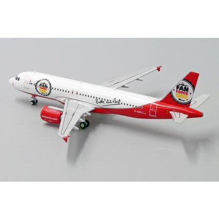 A320 AIR BERLIN "FAN FORCE ONE" REG: D-ABFK W/ANTENNA - JC WINGS LH4096 1/400