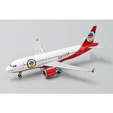 A320 AIR BERLIN "FAN FORCE ONE" REG: D-ABFK W/ANTENNA - JC WINGS LH4096 1/400