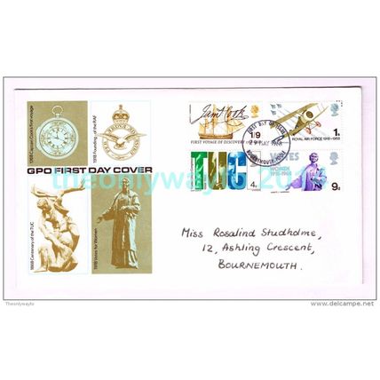 1969 4 ANNIVERSARIES (2), FDC, GB