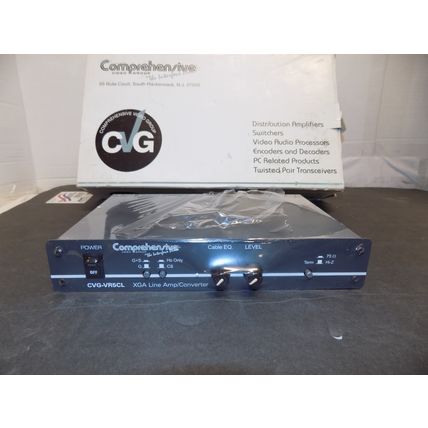XGA Line Amp/Converter cvg-vr5cl Video Line Amplifier New Missing 12v AC Adapte