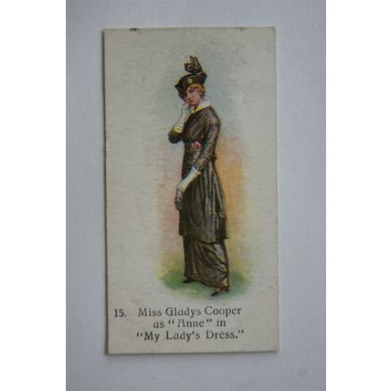 1916 Players Past & Present No. 15 Miss Gladys Cooper As Anne