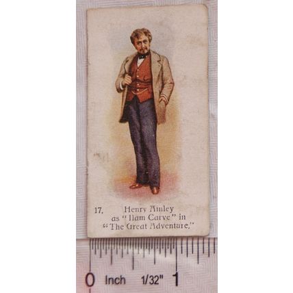 1916 Players Past & Present No. 17 Henry Ainley as Ilam Carve