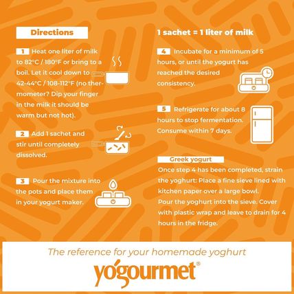 Yogourmet Yogurt Starter (16 Pack Bulk Version) - Make Yogurt at Home - Starter