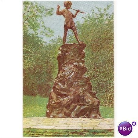 London - Peter Pan Statue Kensington Gardens 1960s
