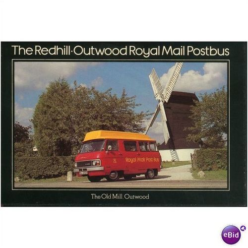 GB Postcard - Postbus - Redhill - Outwood (unused 1)