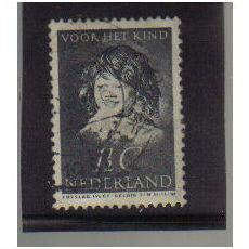 NETHERLANDS 1937 CHILD WELFARE 1 1/2C F/U SG473