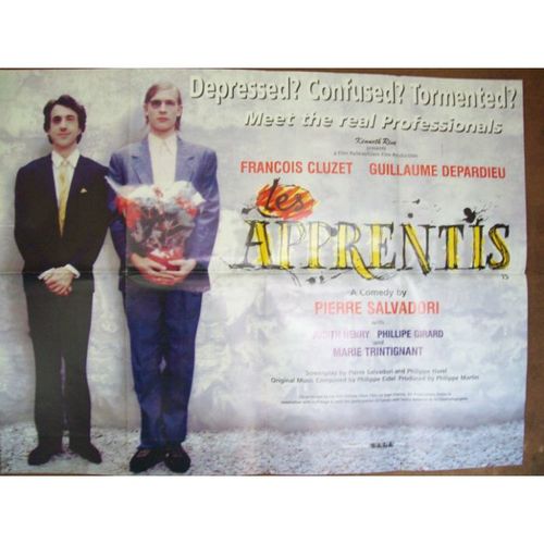 LES APPRENTIS Francois Cluzet, Guillaume Depardieu Quad Poster