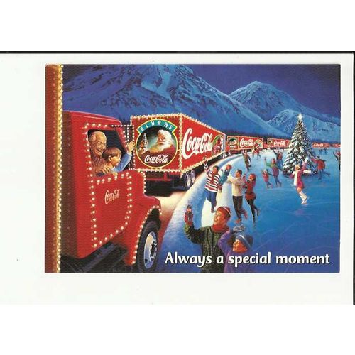 Advertising COCA COLA Christmas Postcard by Coca-Cola