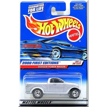Hot Wheels - Dodge Power Wagon: 2000 First Editions #25/36 - Collector #085