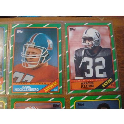 1986 Topps, 11-Cards, Stars & HOFers, DICKERSON/MOON/ LONG ++