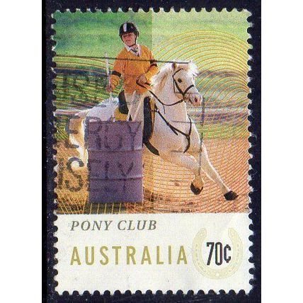 Australia 2014 Equestrian Events - Pony Club 70c Sheet Used