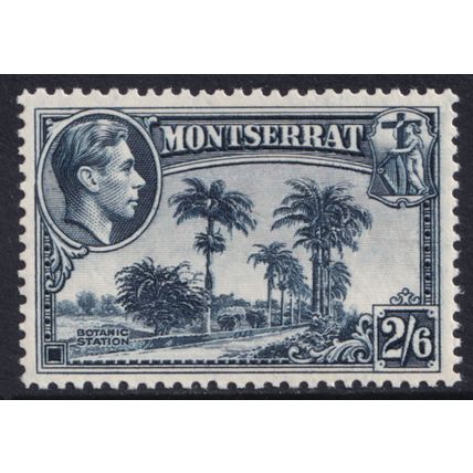 Montserrat KGVI 1938-48 2s6d Slate-Blue P13 SG109 Mint MNH