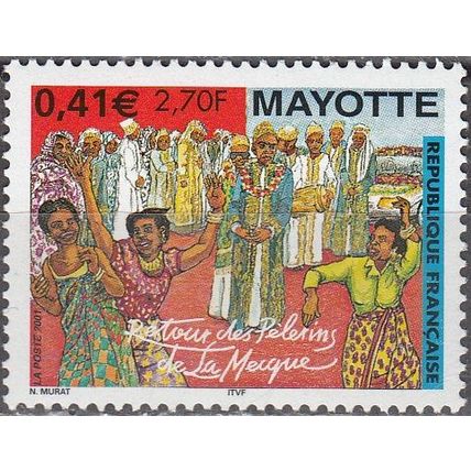 Mayotte 2001 Michel 97 Neuf ** Cote (2002) 2.00 € Retour des Pèlerins La Mecque