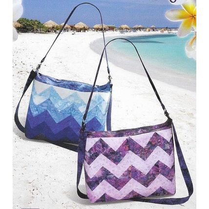 Pink Sand Beach Designs #122 Aruba Purse/Shoulder Bag Instructions 13x11x3”
