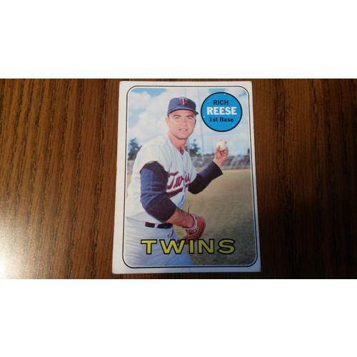 1969 Topps Card # 056 Rich Reese Very Good (3) Minnesota Twins