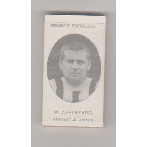 Taddy replica Prominent Footballers inc W Appleyard circa 1907 by Murray