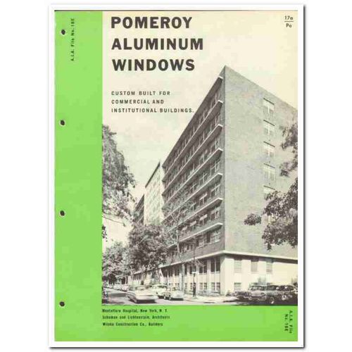 S H POMEROY COMPANY 1962 commercial aluminum windows vintage catalog