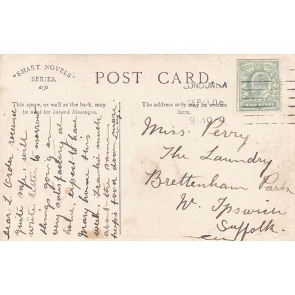 Lancaster Castle England Smart Novels Series Postcard posted VGC