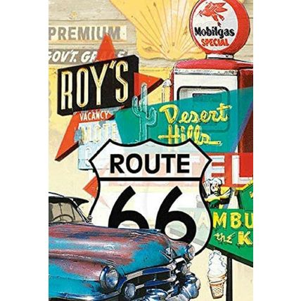 Historic Route 66 3D Fridge Magnet