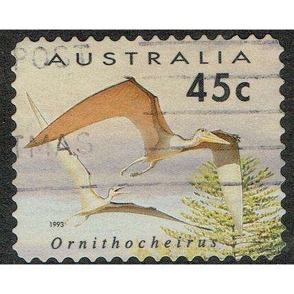 Australia 1993 Prehistoric Animals 45c Multicoloured S/Ad SG1430 GU