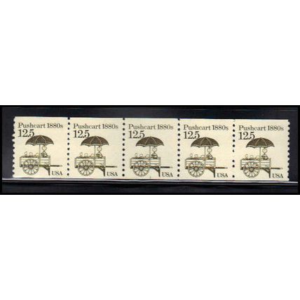 2133 12.5c Pushcart Very Fine MNH Dry Gum PNC 1/5 X2202