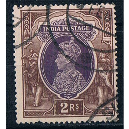 India 1937 SG260 indi68 King George VI 2r Used Stamp