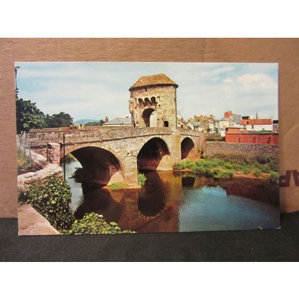 THE MONNOW BRIDGE, MONMOUTH, GWENT.. unused postcard Colourmaster =