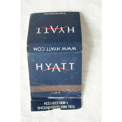 Matchbook Cover Hyatt ref.1